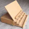 Cavalete de Mesa de Madeira Maciça para Estudante de Arte Cavalete de Mesa para Pintura Infantil Moldura para Exposição de Esboço de Pintura a Óleo Treinamento de Estúdio Moldura para Pintura