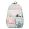 Nova Mochila Escolar Estilo Japonês Ins 2025 para Meninas, Padrão Xadrez Doce de Alto Valor, Mochila Leve de Grande Capacidade para Alunos do Ensino Fundamental II e Médio