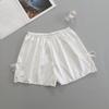 Pantalones cortos de seguridad holgados de seda satinada estilo coreano para mujer, verano, ropa exterior 2020 nueva, ligeros, anti-rozaduras, básicos, delgados