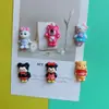 Gato Pato Fresa Oso de Dibujos Animados Brillante diy Pegamento de Crema Accesorios de Resina Cuerda para el Cabello Pinza Caja de Almacenamiento Pegatina para Refrigerador