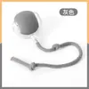 Pelota teaser automática duradera para gatos en stock transfronteriza, pelota de juguete para mascotas autoentretenida con cuerda, pelota rodante para suministros para mascotas