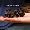 Madera negra, molino de viento de madera, madera de agar, pelota de ejercicio, pelota de juguete de mano, pelota de masaje, pelota para la palma de la mano, talla de madera maciza, durián