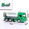 Coche de Aleación 1:64 Juguete para Niño Vehículo de Ingeniería Artificial Vehículo de Transporte de Basura Urbana Modelo Excavadora Coche Deslizante