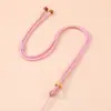 Collar de cordón para corona de perlas teñido en degradado DIY hilo de jade de nailon de alta densidad tejido a mano estilo chino cadena para clavícula de suéter