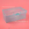 Caja de plástico portátil para bebé, caja de plástico para toallitas húmedas, caja de almacenamiento transfronteriza para mascarillas con tapa, toalla desmaquillante, algodón para lavar la cara, toalla suave, material de embalaje