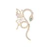 Broche de borboleta de cobra de espírito de pérola de água doce feminino zircão luz luxo terno casaco pino moda ano da cobra corsage acessórios