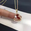Colgante de Perla de Agua Dulce Natural, Nuevo Estilo Chino Patrón de Nube Propicia, Colgante de Calabaza Roja de Año Nuevo, Venta al por Mayor de Collares de Perlas