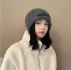 Gorro Cálido Cómodo Versátil Agradable a la Piel Unisex Suelto Para Circunferencia de Cabeza Grande Gorro de Punto Otoño Invierno Nuevo Gorro de Lana