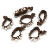 Cuerda para el pelo de nudo con estampado de leopardo y cuentas hecha a mano estilo ins coreano Goma elástica vintage para el pelo Cuerda para el pelo Accesorios para el pelo de estilo simple