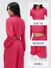 Conjunto Deportivo Casual para Mujer, Holgado, Pantalones Deportivos de Pierna Ancha Adelgazantes, Chaqueta Corta con Cremallera de Manga Larga, Conjunto de Dos Piezas