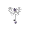Nuevo Broche de Mariposa Hada Hueco de Lujo Gama Alta Accesorios para Vestidos de Banquete de Gama Alta