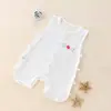 Macacão de Bebê Verão Pipa Orelhas de Coelho Sem Mangas Verão Fino Recém-nascido 0-1 Ano Roupas de Verão para Bebê