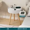 Mesa redonda pequeña nórdica, mesa de centro, mesa auxiliar para sofá, balcón, dormitorio, mesa de centro redonda simple para sala de estar de apartamento de alquiler