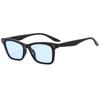 Nuevas gafas de sol con diseño retro europeo y americano con diseño de arroz cuadrado, modernas, clásicas, para exteriores, sencillas y casuales, con protección solar.