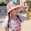Sombreros para Niños, Transpirables de Verano con Protección Solar, Ala Ancha, Sombreros de Sol para Niños, Silbato, Sombreros de Pescador de Dinosaurios para Niños, Dibujos Animados