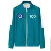 Ropa Deportiva Infantil Otoño Cuello Alto Cremallera Sudadera Verde Oscuro Azul X-O Nuevo Conjunto Digital Más Pieza Individual