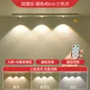 Luz com Sensor de Radar de Espectro Completo, Luz Noturna com Sensor de Corpo Humano em Modo de Baixa Luminosidade, Luz Recarregável para Quarto e Corredor