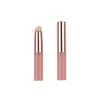 Pincel de Labios de Silicona con Tapa, Venta al por Mayor de Fabricante, Mango de Plástico, Mini Portátil para Brillo de Labios, Bálsamo Labial, Pincel Mezclador de Labios Maquillaje