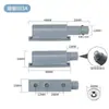 Manija de interruptor elástico automático tipo push-push de rebote a presión de aleación de aluminio para puerta de gabinete cajón sin tirador push-push de rebote