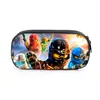 2026 Nuevo Modelo Estuche de Lápices de Una Sola Capa Lego Ninjago Dibujos Animados Estudiante Caja de Lápices de Poliéster Caja de Papelería de Anime Transfronterizo