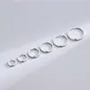 Brincos de argola lisos e sólidos mais vendidos na Amazon Moda japonesa e coreana simples senso de alta qualidade pequenos brincos anel de cartilagem da orelha fivela de orelha masculina e feminina