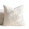 Estilo Nórdico Moderno Minimalista Transfronterizo Patrón de Hoja de Sauce Funda de Almohada Funda de Cojín Tela para el Hogar Decoración Cojín de Sofá