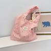 4613 Estilo Coreano Otoño e Invierno Oso de Dibujos Animados Dulce Bolso de Hombro en Relieve Diario Versátil Estudiante Bolso de Axila para Mujer