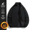 Venta al por mayor transfronteriza 2026 nuevo otoño chaqueta cálida de caparazón blando para hombres y mujeres, conjunto de abrigo suelto con cuello alto