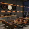 Cafetería, Taberna de Música Folclórica, Asientos en Cabina, Sofá, Salón de Té, Bar, Juego de Mesa y Sillas de Madera Maciza, Barra de Luz, Estilo Industrial, Restaurante de Barbacoa