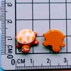 Miniatura Realista Tortuga Pan Pastelería Comida Pasador Goma para el Cabello Uñas Arte DIY Pegamento de Crema Accesorios de Resina