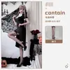 Disfraz de Halloween para Mujer Vestido Disfraz de Monja Vampiro Falda con Cruz Estilo Gótico Oscuro Disfraz de Rendimiento Cos