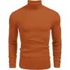 Suéter de Rayas Texturizadas para Hombre de Amazon, Tejido Cálido y Transpirable para Otoño e Invierno, Suéter de Cuello Alto Casual de Negocios