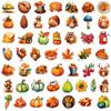 50-200 pegatinas de Acción de Gracias, celebración del Festival de la Cosecha de Otoño, pegatinas de grafiti de hoja de arce de pavo, decoración de equipaje