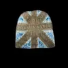 Nuevo estilo callejero americano de punto jacquard único para otoño/invierno, estilo hip-hop, con pompón, cálido, al por mayor