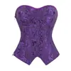 Comércio Exterior Mais Vendido Jacquard Cintura Marcada Modeladora de Corpo Roupa Íntima Menina Sensual Zíper Roupa Externa Body Colado Corselete com Barbatanas Sutiã de Barbatanas