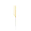 Peine de plástico transparente dorado para cortar el cabello, peine especial para estilistas, peine de dientes anchos, peine de cola puntiaguda para recogidos.