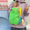Mochila Dopamine Color Block de Alpaca para Estudiantes Universitarios, Gran Capacidad 12L para Senderismo y Montañismo, Mochila para Deportes al Aire Libre