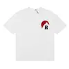 Camiseta de Manga Corta de Alta Calidad Rhude Diamante Color Sólido Estampado de Letras para Hombre y Mujer, Nueva de Verano 2024