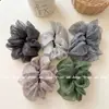Pinza de Plátano de Malla Esponjosa~Vibras Perezosas Estilo Hong Kong 2026 Nuevo Pinza de Moda para el Cabello Accesorio de Moda para el Cabello