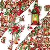 50 Pegatinas Navideñas Realistas para Mascotas de Compra Directa Transfronteriza para Fiesta, Materiales de Decoración DIY, Arreglo de Regalos y Pegatinas de Graffiti