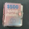 PVC criativo mini poupança binder bolso portátil poupança livro dinheiro titular presente dólar lado de armazenamento