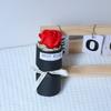 Mesa de regalo de cumpleaños Tanabata, confesión, regalo para enamorados, festival de flores pequeñas, mini adornos de flores eternas, regalo de boda