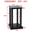 Soporte para altavoz, soporte de audio, estantería, escritorio, sala de cine en casa audiovisual, soporte de suelo de hierro totalmente metálico