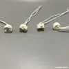 Portalámparas de Cerámica GU10 Portalámparas Accesorios para Lámparas Portalámparas de Cerámica G5.3 Base para Lámpara Halógena con Cable de Silicona Resistente a Altas Temperaturas