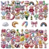 Compra direta transfronteiriça: 100 peças de adesivos decorativos temáticos de discoteca, brilhantes, para journaling criativo, cadernos personalizados e arte com adesivos à prova d'água