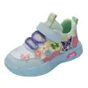 Zapatos deportivos para niños al por mayor 2026 otoño nuevo modelo malla transpirable zapatos para niñas princesa suela suave ligeros zapatos casuales