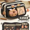 ¡Nueve Capas de Gran Capacidad! Estuche de Lápices de Capibara 2024 Nuevo para Niñas Caja de Papelería de Aspecto Elegante Niñas Escuela Primaria