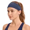 Nueva diadema deportiva ancha de alta elasticidad para yoga y fitness, transpirable, que absorbe la humedad, que absorbe el sudor, pañuelo deportivo para atar el cabello para correr para mujeres