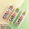 Utensílios de mesa para estudantes pacificadores talheres de viagem talheres terno colher pauzinhos de aço inoxidável colher garfo combinação de três peças