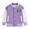 Roupas de beisebol para meninos casaco infantil combinando outono e inverno New College estilo meninos bonito forro de lã média grossa top